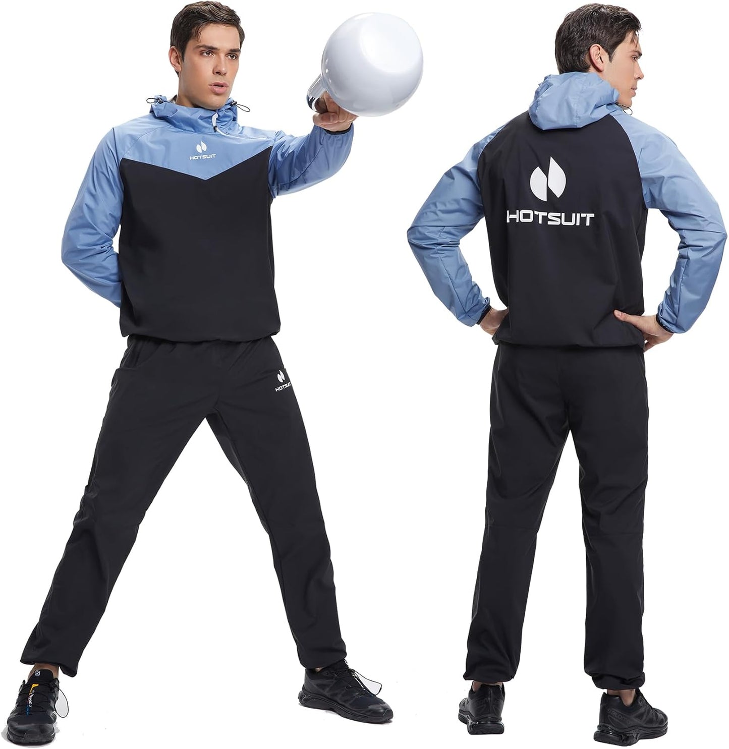 Sauna Suit for Men Sweat Sauna Jacket & Pants 