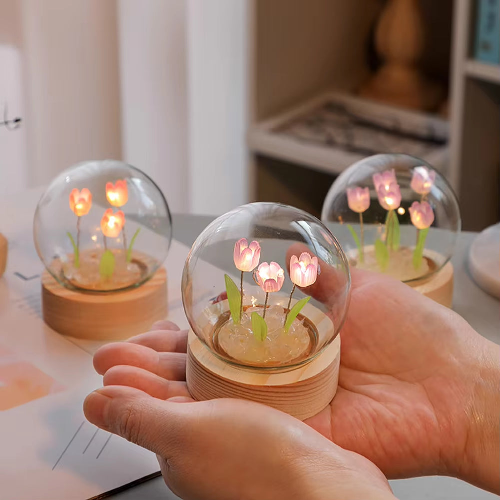 Tulip Night Light – Elegant Floral Glow for a Cozy Ambiance