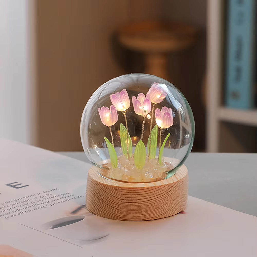 Tulip Night Light – Elegant Floral Glow for a Cozy Ambiance