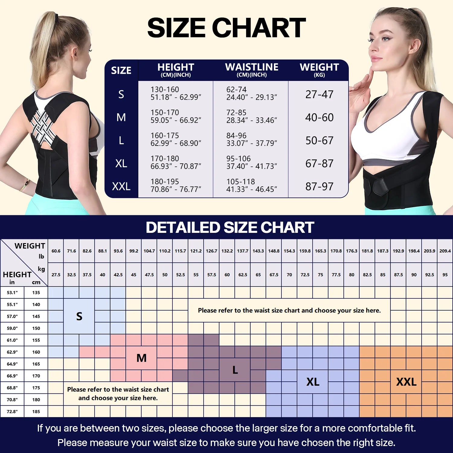 Stock Adjustable Back Posture Corrector Belt 