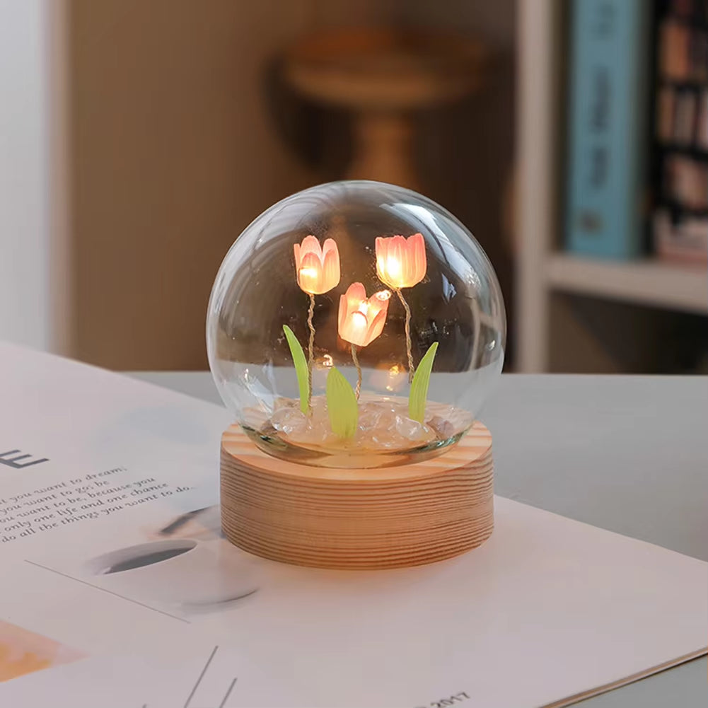 Tulip Night Light – Elegant Floral Glow for a Cozy Ambiance