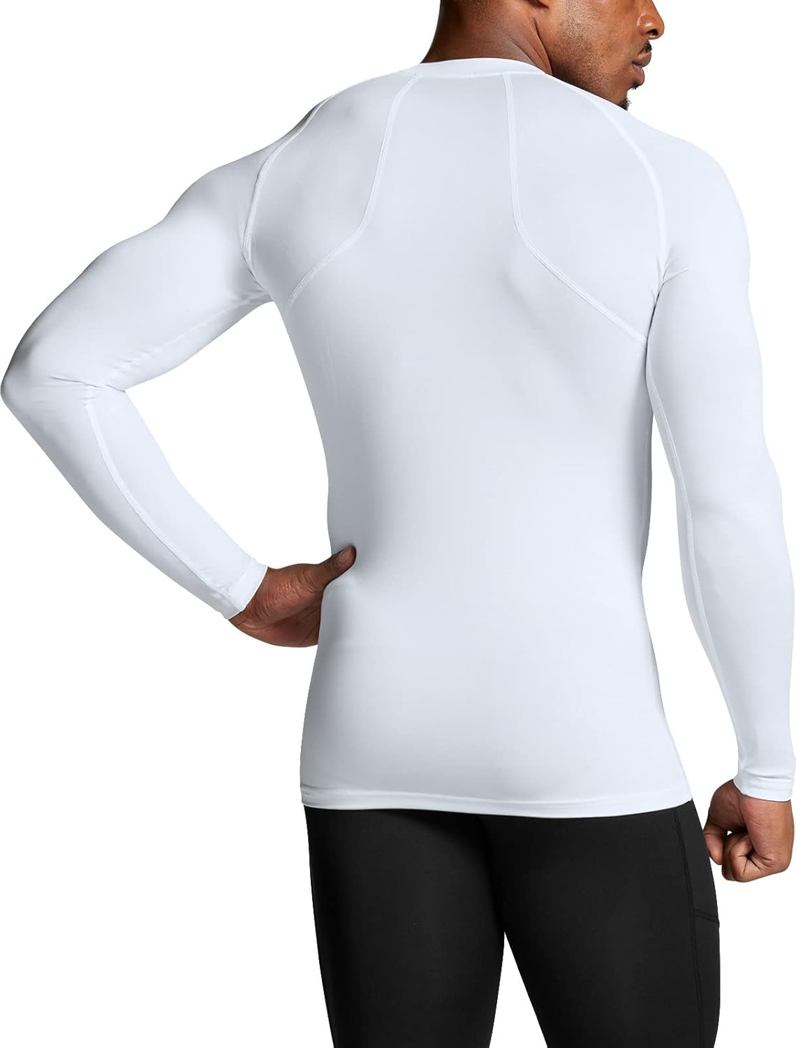 Men'S UPF 50+ Long Sleeve Compression Shirts-3Pack