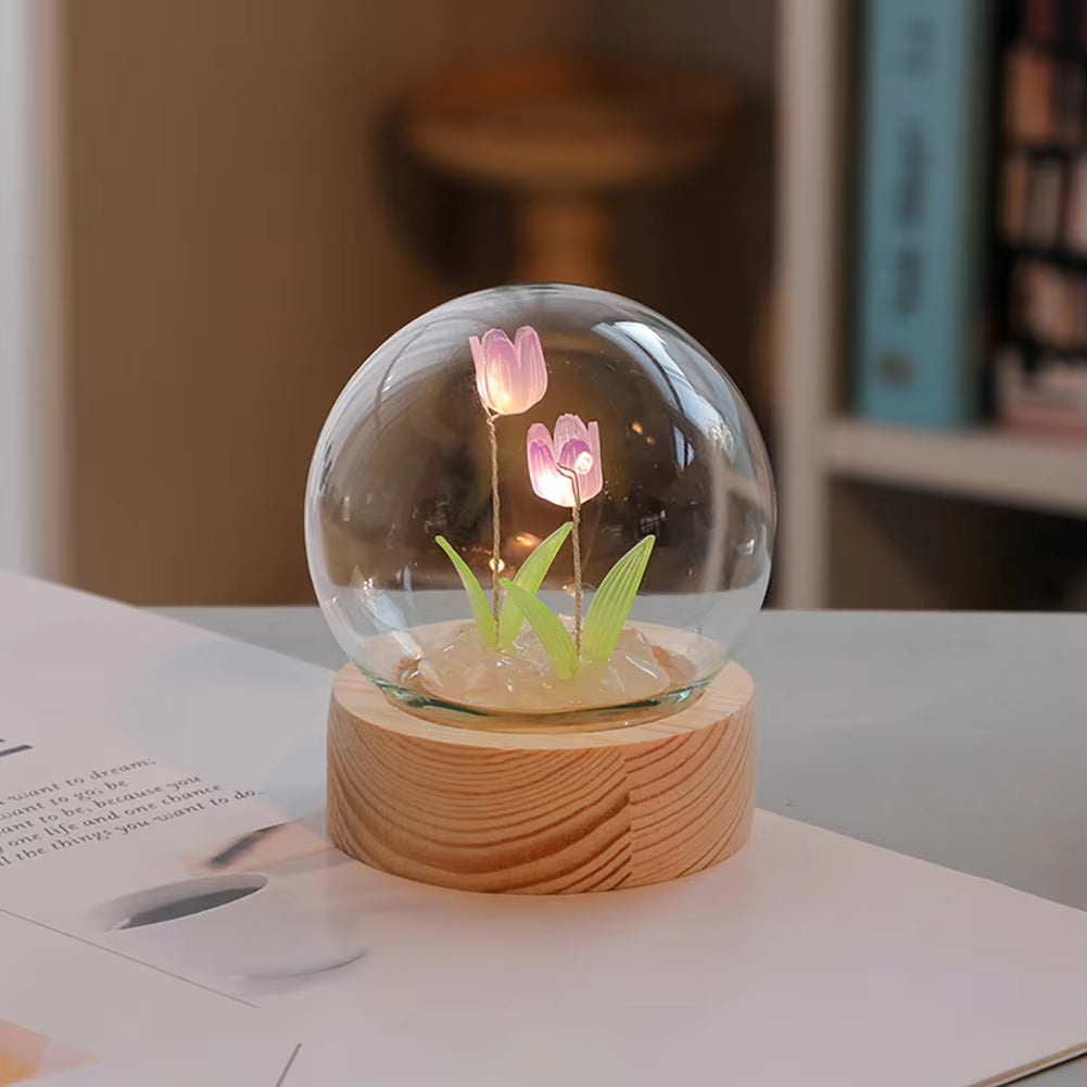 Tulip Night Light – Elegant Floral Glow for a Cozy Ambiance