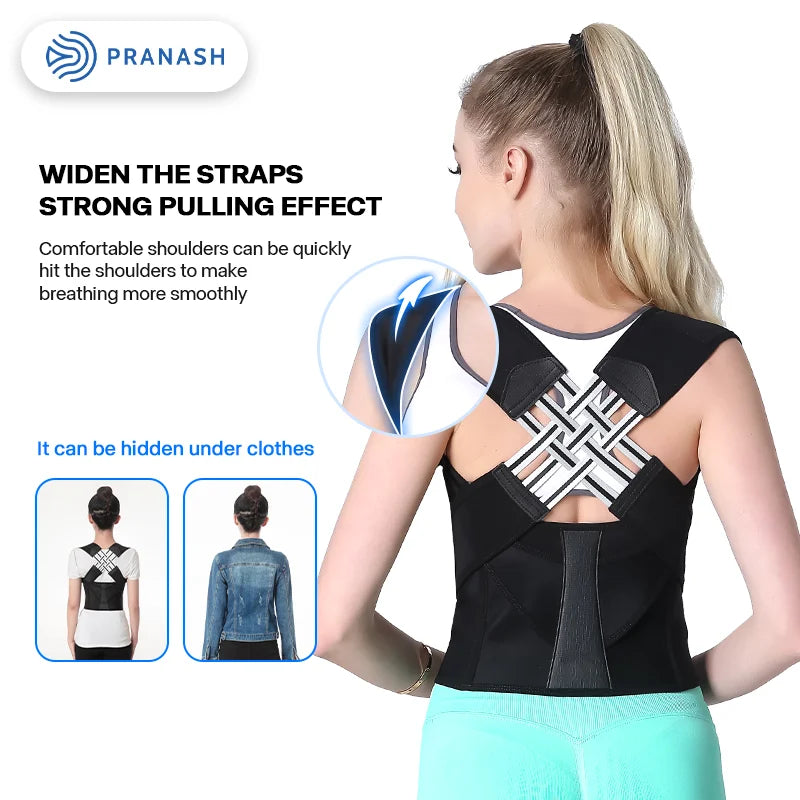 Stock Adjustable Back Posture Corrector Belt 