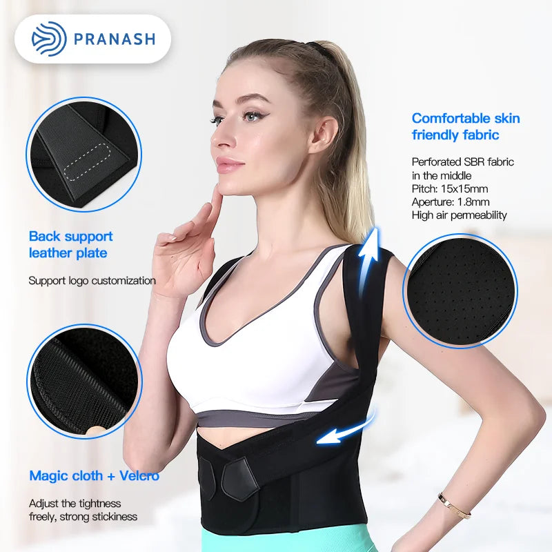 Stock Adjustable Back Posture Corrector Belt 