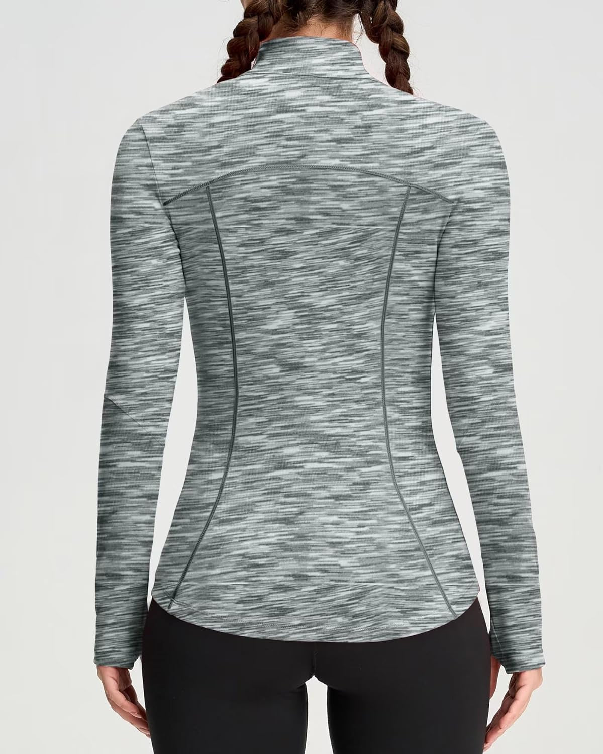 Womens Running Jackets Athletic Workout Scrub Jacket Track Full Zip up Gym for Women Yoga Top