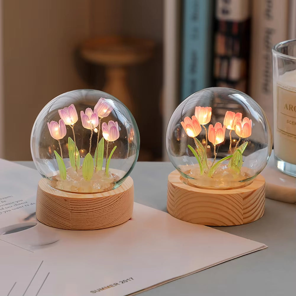 Tulip Night Light – Elegant Floral Glow for a Cozy Ambiance