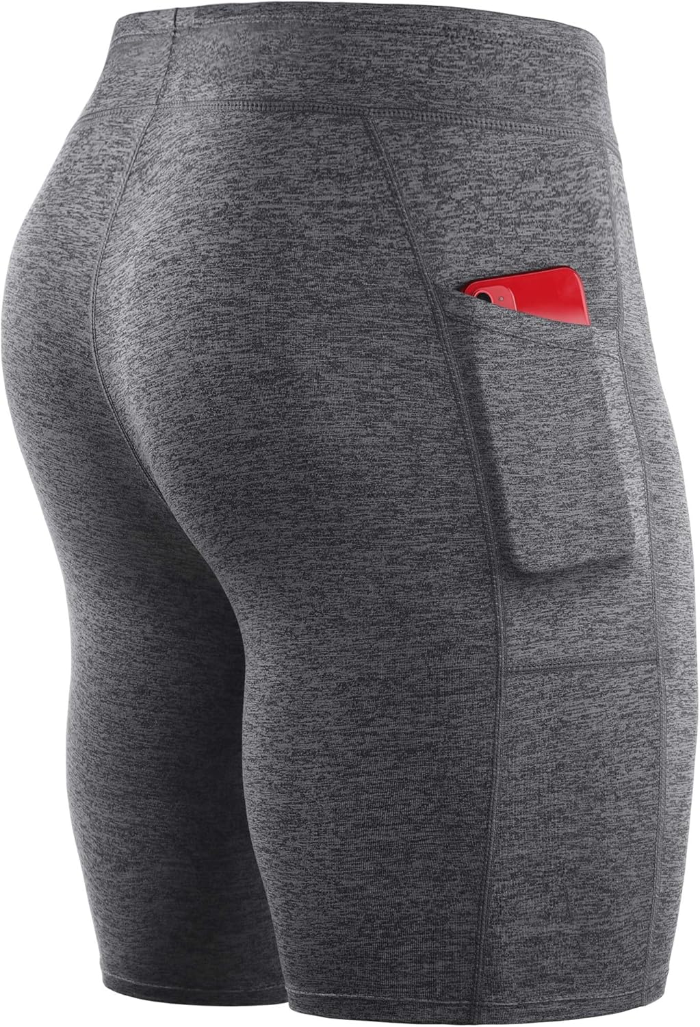 Men'S 3 Pack Running Compression Shorts with Pockets