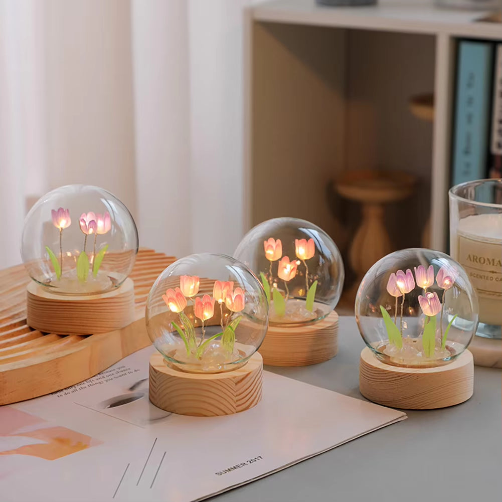 Tulip Night Light – Elegant Floral Glow for a Cozy Ambiance