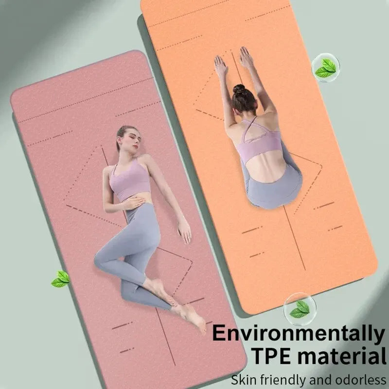 WESTTUNE Yoga Mat Non Slip, Eco Friendly Pilates Fitness Mats Anti-Tear