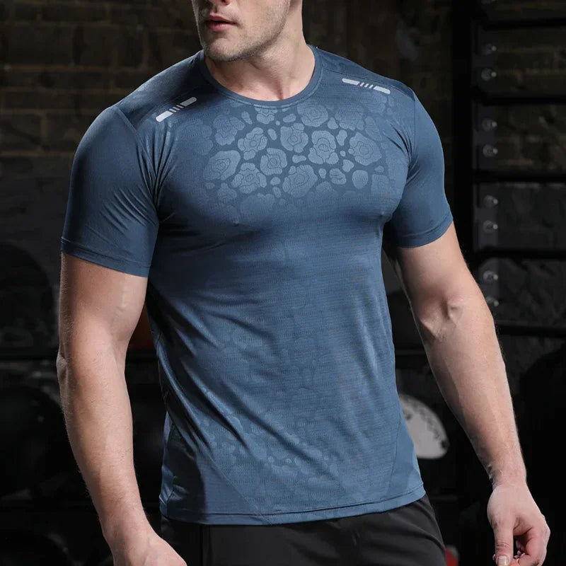 Men Running Compression T-shirt Dry Fit