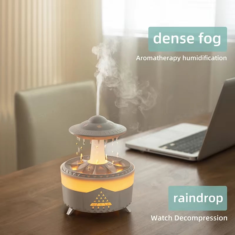 Rain Cloud Humidifier Water Drip with Remote 