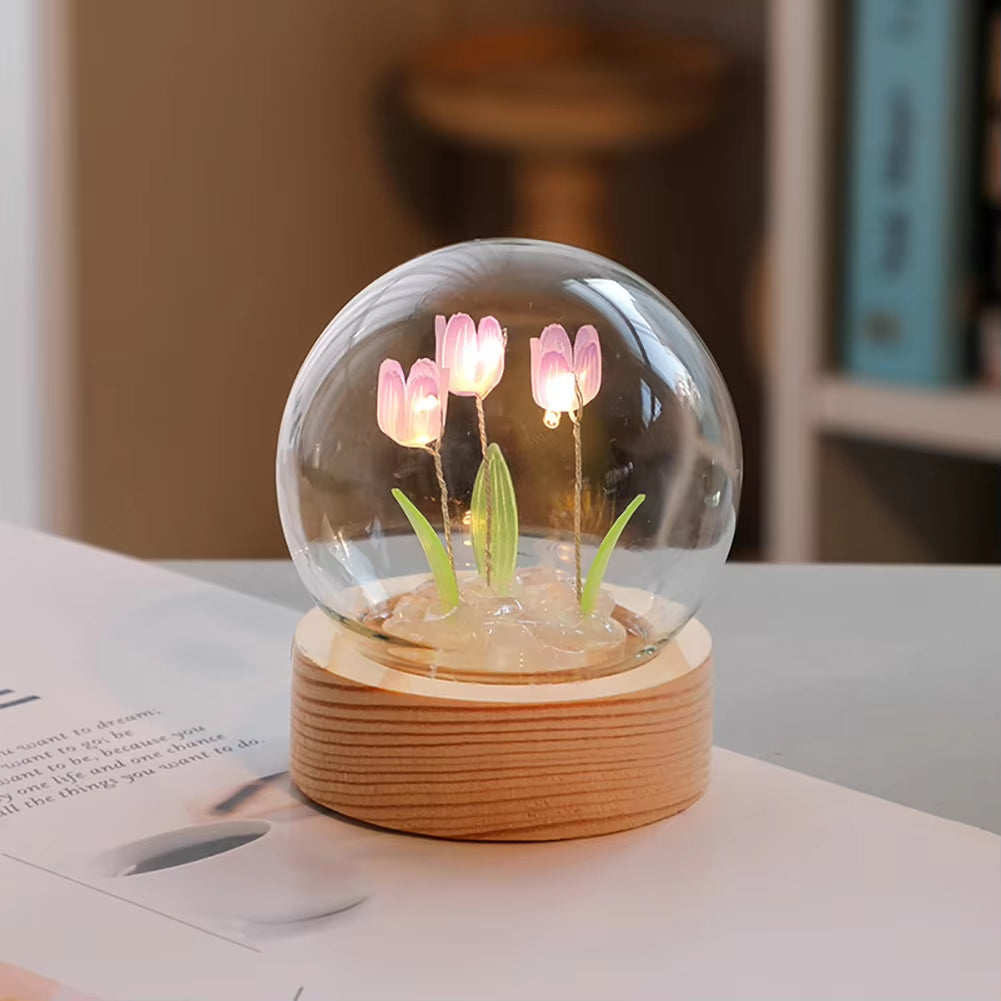 Tulip Night Light – Elegant Floral Glow for a Cozy Ambiance