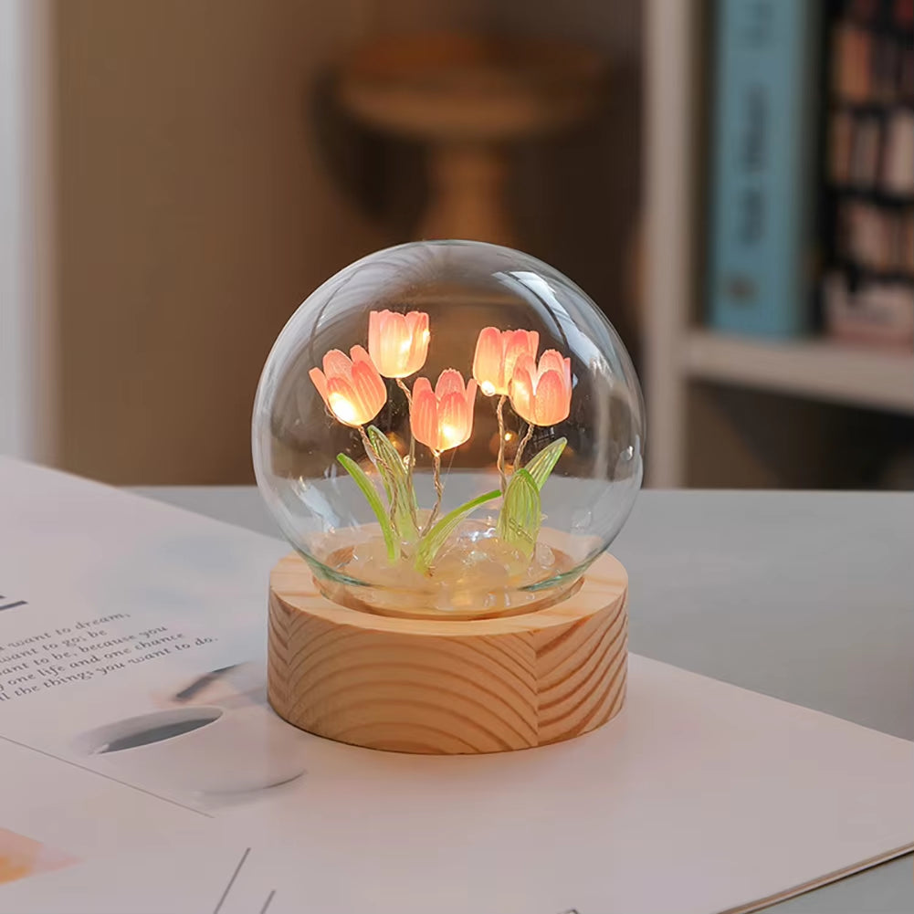 Tulip Night Light – Elegant Floral Glow for a Cozy Ambiance