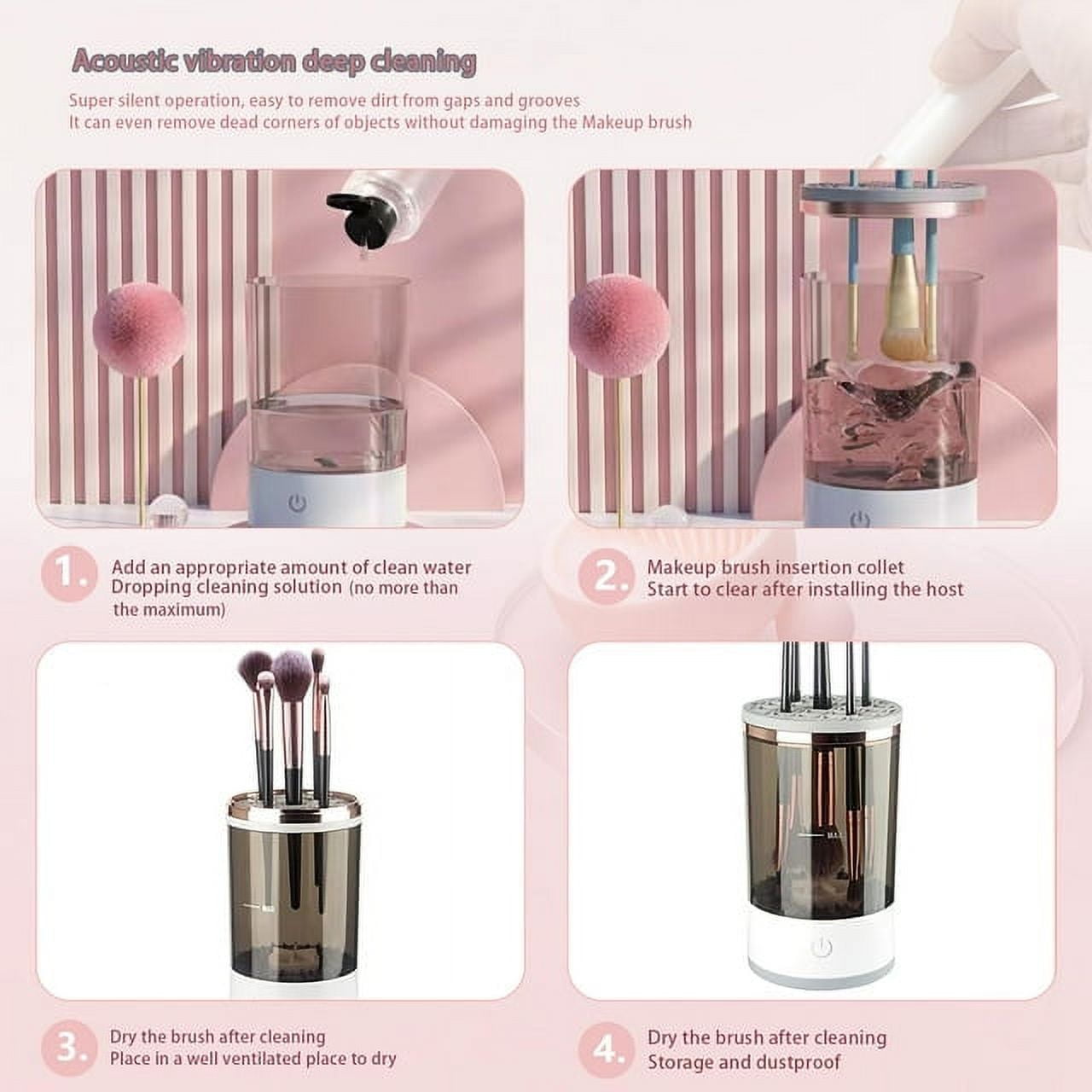 Electric Makeup Brush Cleaner Machine